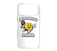 Never Enough Padel Jeu De Mots Drôle Padel Humour Coque pour iPhone 17 Pro Max