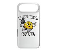 Never Enough Padel Jeu De Mots Drôle Padel Humour Coque pour iPhone Air