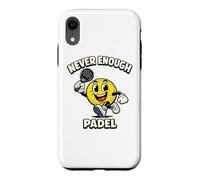 Never Enough Padel Jeu De Mots Drôle Padel Humour Coque pour iPhone XR