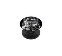 Never Enough Plants, Jardinier botanique, Serpent et crâne Gothiques PopSockets PopGrip Adhésif