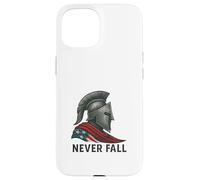 Never Fall Warrior Spirit Coque pour iPhone 15