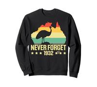 Never Forget 1932 Emu War Australia Autruche Sweatshirt