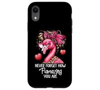 Never Forget How Flamazing You Are Flamingo Amazing Teacher Coque pour iPhone XR