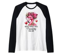 Never Forget How Flamazing You Are Flamingo Teacher Amazing Manche Raglan