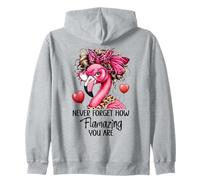 Never Forget How Flamazing You Are Flamingo Teacher Amazing Sweat à Capuche
