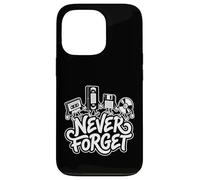 Never Forget - Les Icônes Rétro des Années 70 et 80 Vintage Coque pour iPhone 13 Pro