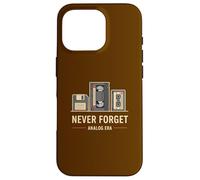 Never Forget Nostalgia Analog VHS Cassette Icons Coque pour iPhone 16 Pro