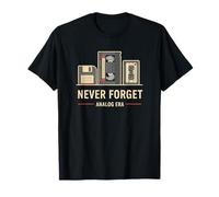 Never Forget Nostalgia Analog VHS Cassette Icons T-Shirt