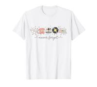 Never Forget Retro Media Cassette CD en Vinyle Nostalgie T-Shirt