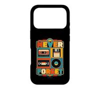 Never Forget Rétro Vintage Années 80 90 Cassette VHS Coque pour iPhone 17 Pro