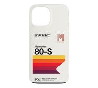 Never Forget VHS VCR Cassette vidéo Nostalgie années 80 Coque pour iPhone 13 Pro Max