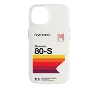 Never Forget VHS VCR Cassette vidéo Nostalgie années 80 Coque pour iPhone 14