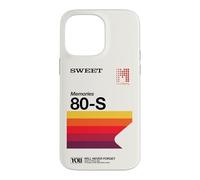 Never Forget VHS VCR Cassette vidéo Nostalgie années 80 Coque pour iPhone 14 Pro Max