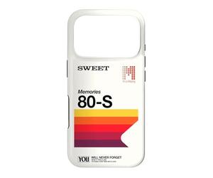 Never Forget VHS VCR Cassette vidéo Nostalgie années 80 Coque pour iPhone 17 Pro