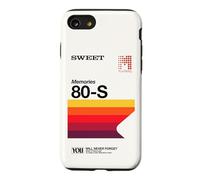 Never Forget VHS VCR Cassette vidéo Nostalgie années 80 Coque pour iPhone SE (2020) / 7/8