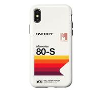 Never Forget VHS VCR Cassette vidéo Nostalgie années 80 Coque pour iPhone X/XS