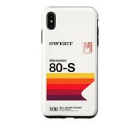 Never Forget VHS VCR Cassette vidéo Nostalgie années 80 Coque pour iPhone XS Max