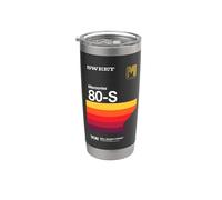 Never Forget VHS VCR cassette vidéo nostalgie années 80 Gobelet isotherme en acier inoxydable double paroi