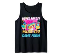 Never Forget Where You Came from Funny Retro Vintage années 90 Débardeur