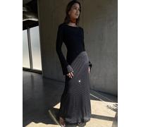 Never Fully Dressed Never Fully Dressed Black Petite Icon Mesh Petite Dress Black EU 42 (UK 14)