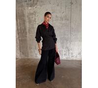 Never Fully Dressed Never Fully Dressed Black Zoe Shirt Black EU 46 (UK 18)