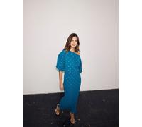 Never Fully Dressed Never Fully Dressed Blue Plisse Tilly Petite Dress Blue S