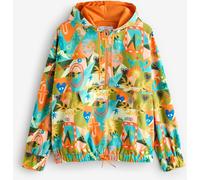 Never Fully Dressed Never Fully Dressed Bright Hope Orange Print Windbreaker Jacket