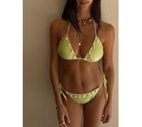 Never Fully Dressed Never Fully Dressed Green Shell Tie Side Briefs