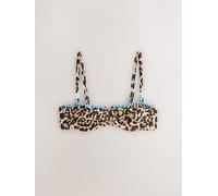 Never Fully Dressed Never Fully Dressed Leopard Non Padded Underwired Bikini Top