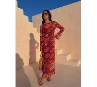 Never Fully Dressed Never Fully Dressed Red Petite Dolce Vita Mesh Dress Red EU 38 (UK 10)