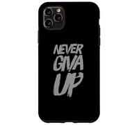 Never Giva Up Grammar Joke Missortholed Tattoo Incorrect Citation Coque pour iPhone 11 Pro Max