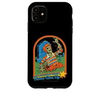 Never Give Up Zombie Sarcastic Retro Funny Adult Humor Coque pour iPhone 11
