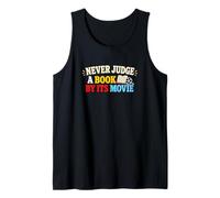 Never Judge A Book Movie Reading Humour Débardeur