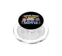 Never Judge A Book Movie Reading Humour PopSockets PopGrip pour MagSafe