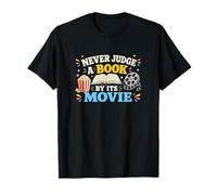 Never Judge A Book Movie Reading Humour T-Shirt