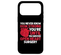 Never Know Strong You're Until U Survived Open Heart Surgery Coque pour iPhone 17 Pro Max