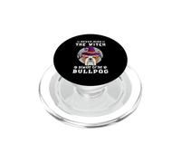 Never Mind The Witch Beware of Bulldog Dog Halloween PopSockets PopGrip pour MagSafe