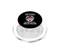 Never Mind The Witch Beware of English Bulldog Dog Halloween PopSockets PopGrip pour MagSafe