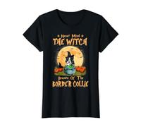 Never Mind The Witch Méfiez-Vous du Chien Border Collie T-Shirt Graphique avec Valeur