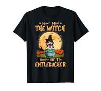 Never Mind The Witch Méfiez-Vous du Chien Entlebucher T-Shirt Graphique avec Valeur