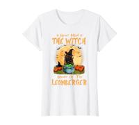 Never Mind The Witch Méfiez-Vous du Chien Léonberg Halloween T-Shirt Graphique avec Valeur