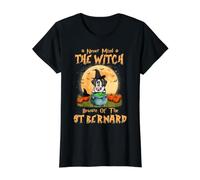 Never Mind The Witch Méfiez-Vous du Chien Saint-Bernard T-Shirt Graphique avec Valeur