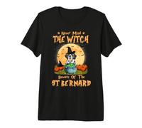 Never Mind The Witch Méfiez-Vous du Chien Saint-Bernard T-Shirt Haut de Gamme