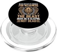 Never Mistake My Kindness for Weakness The Beast Inside Me PopSockets PopGrip pour MagSafe
