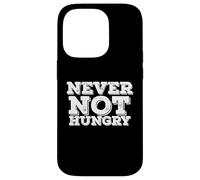 Never Not Hungry Retro Funny Food Love Hi Hungry I'm Dad Coque pour iPhone 14 Pro