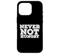Never Not Hungry Retro Funny Food Love Hi Hungry I'm Dad Coque pour iPhone 16 Pro