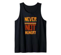 Never Not Hungry Retro Funny Food Love Hi Hungry I'm Dad Débardeur