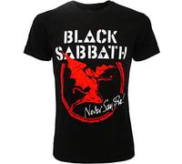 Never Say Die T-shirt officiel Noir en métal 1968