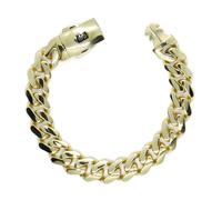 Never Say Never Bracelet Barbada XXL or 18 carats pour homme | 23,90 g d'élégance pure