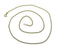Never Say Never Chaîne pour femme en or jaune 18 carats modèle rolo de 2 mm de large et 50 cm de long. Fermeture à ressort. 2.05g., cm, Or.